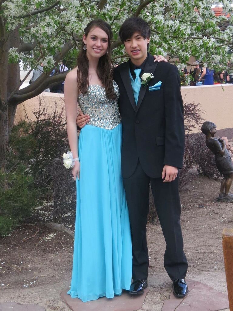 Ali's junior prom together! We didn't go to Nicholas' due to a snow storm.