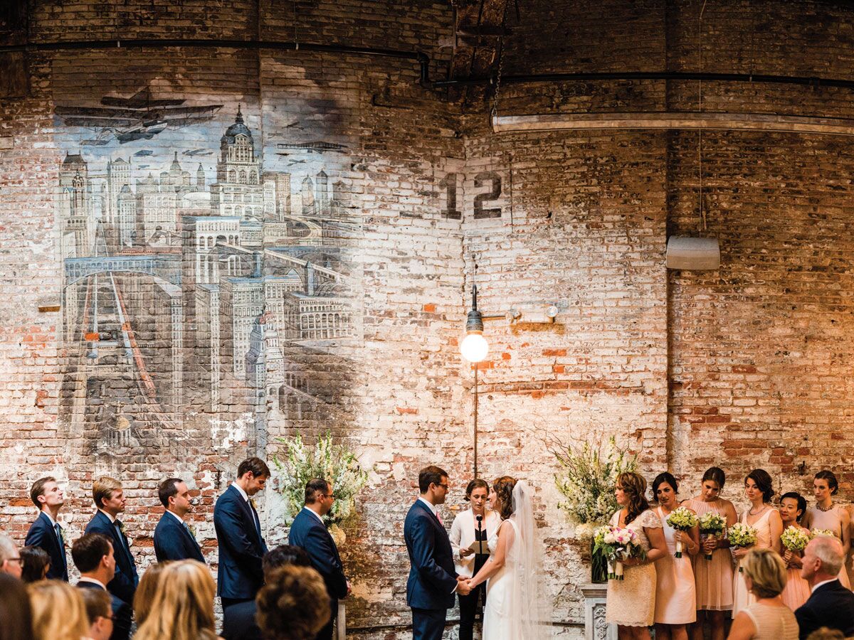 Houston Hall wedding reception