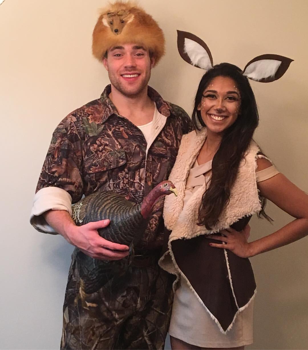 We love Halloween! Here's : "The Hunter and Dee-r!"