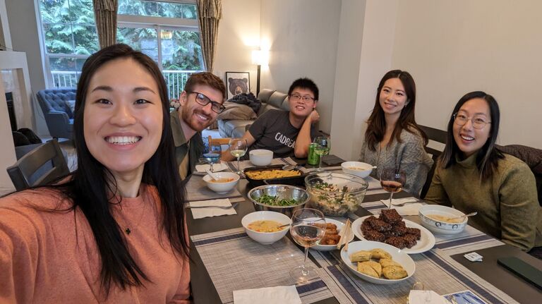 First picture in Chris and Steph's new townhouse