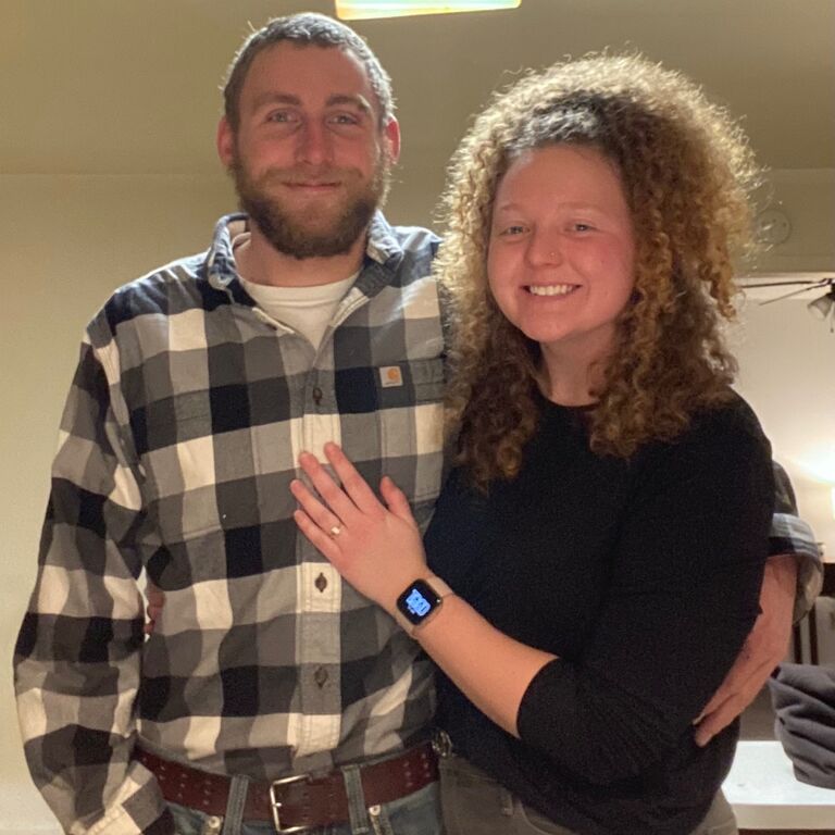 We got engaged