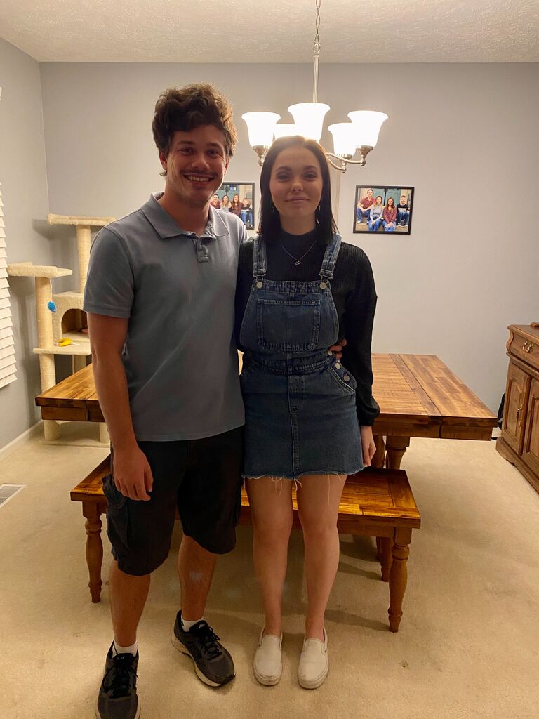 Joe met my family for the first time on my 22nd birthday. We were all nervous. 