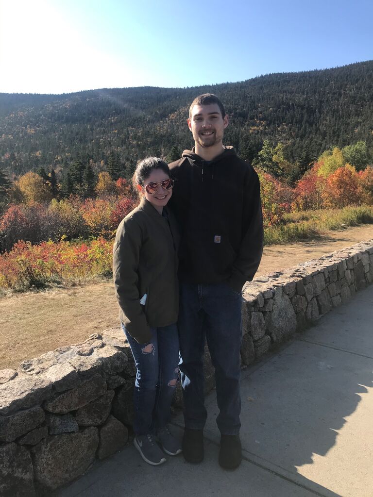 Our first trip to New Hampshire together 