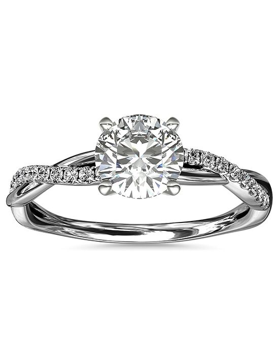 Blue nile deals twisted engagement ring