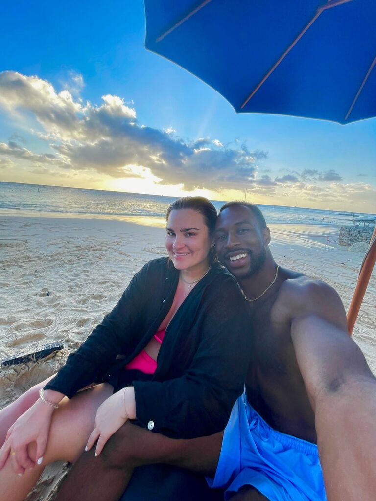 Chloe and Kevon in Barbados on their first big trip since getting back together.  This trip was so special for Chloe and Kevon and they returned home knowing this would be a forever thing!