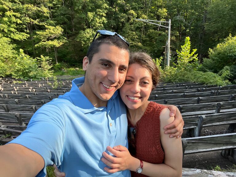 First day of Marriage counseling! We walked around a park and had a zoom call with Uncle Rick! 