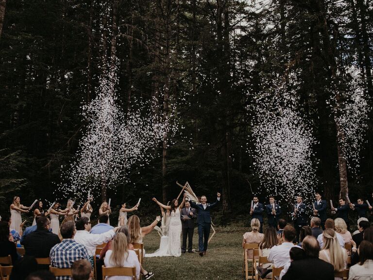 Forest wedding venue in Carlton, Oregon.