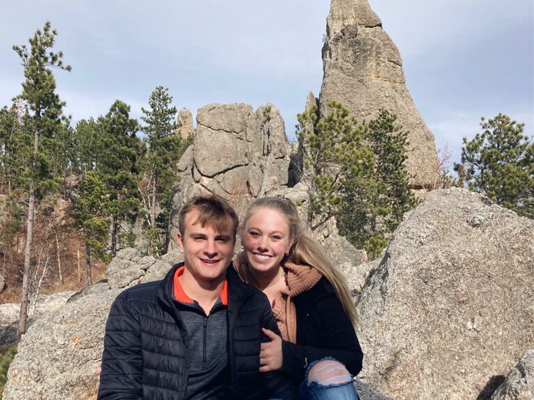 Traveled to the Black Hills.