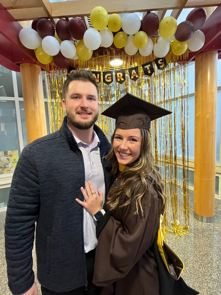 I graduated with my Masters in Occupational Therapy. Go Broncos!