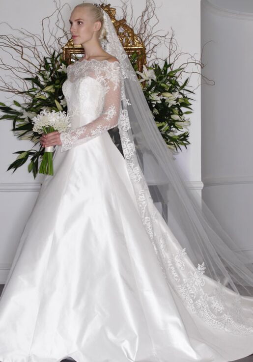 silk shantung wedding dress