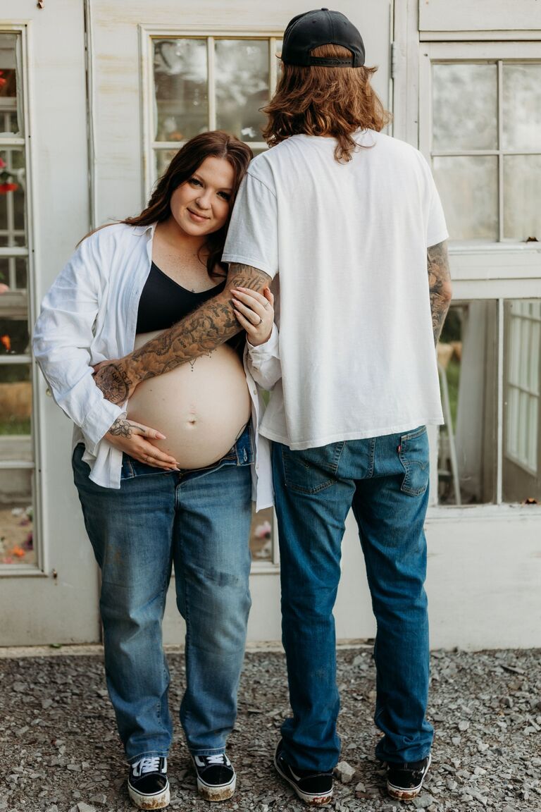 Patiently awaiting the arrival of our boy.