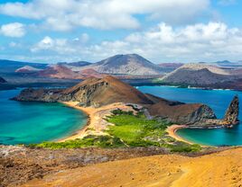 Bartolome Island in the Galapagos Islands in Ecuador