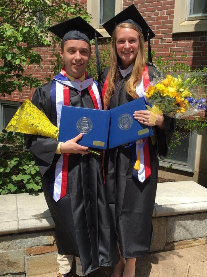 In May 2016, we graduated from Emmanuel College with our Bachelor degrees and it was off to the next adventure!