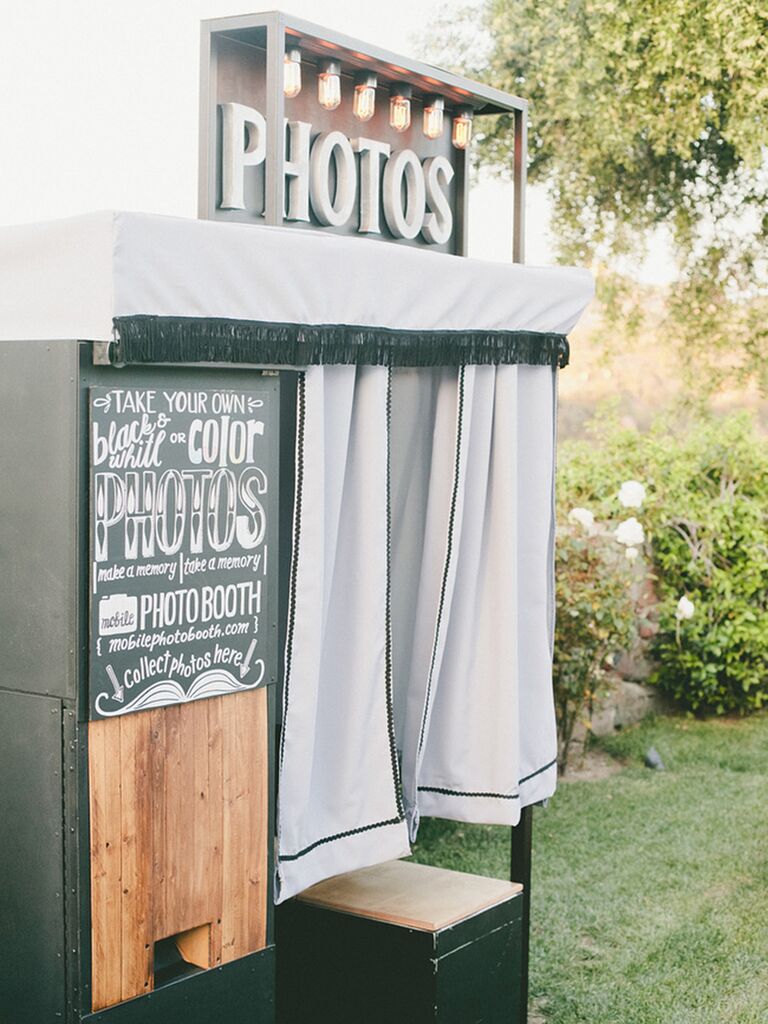 make your own party photo booth