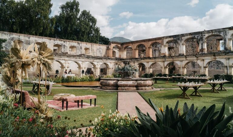 Wedding Ceremony at 3:30 pm at Convento Santa Clara