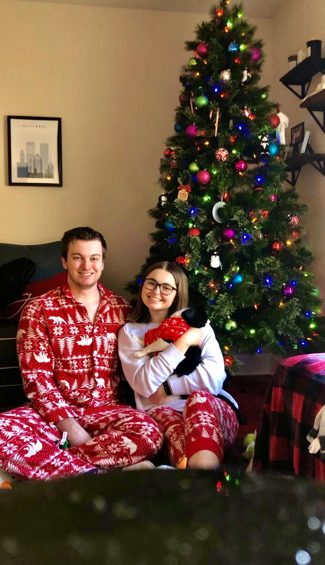 We celebrated our first Christmas in our very own apartment with our first baby. 