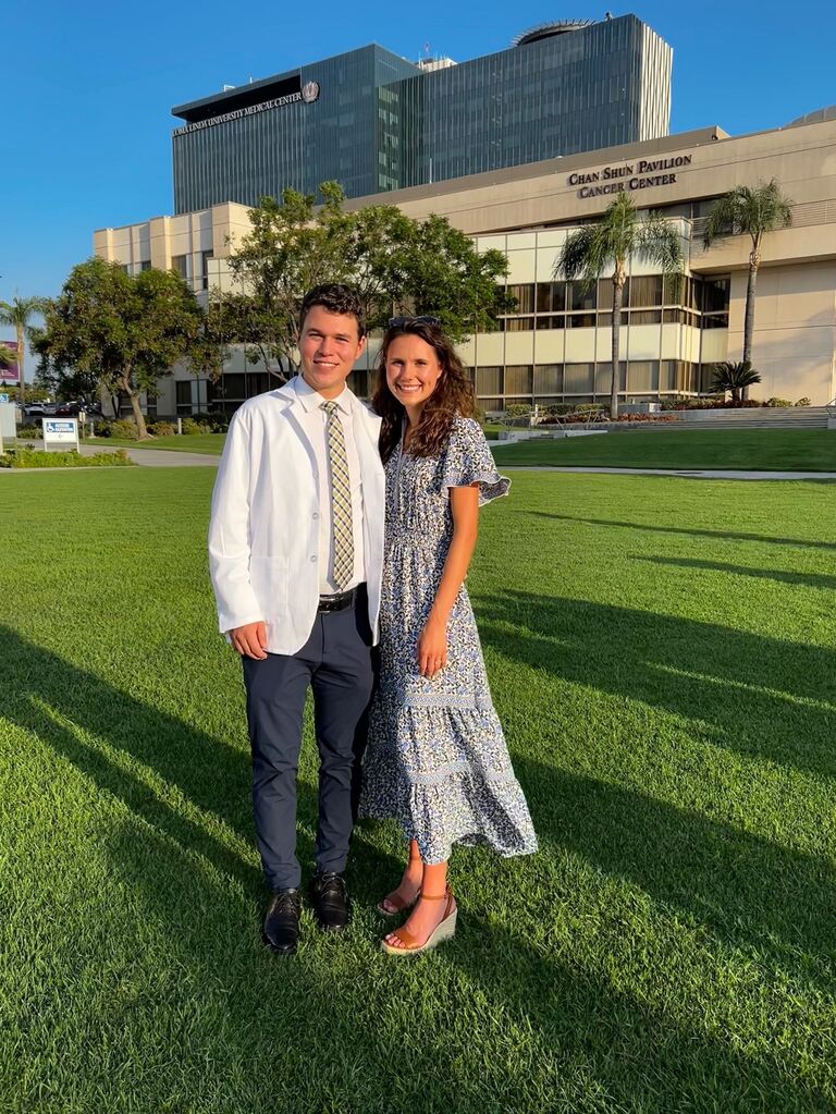 Justin's White Coat Ceremony at Loma Linda University