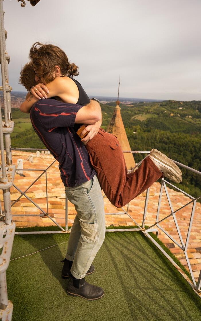 And in September, they took their second international trip together, to Italy, and that's why we're all here!