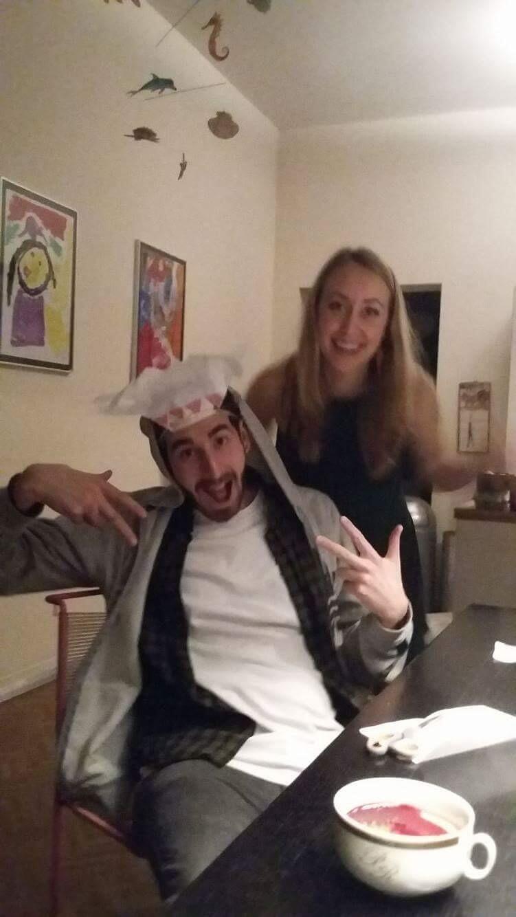 Our first Thanksgiving. Berlin, Germany