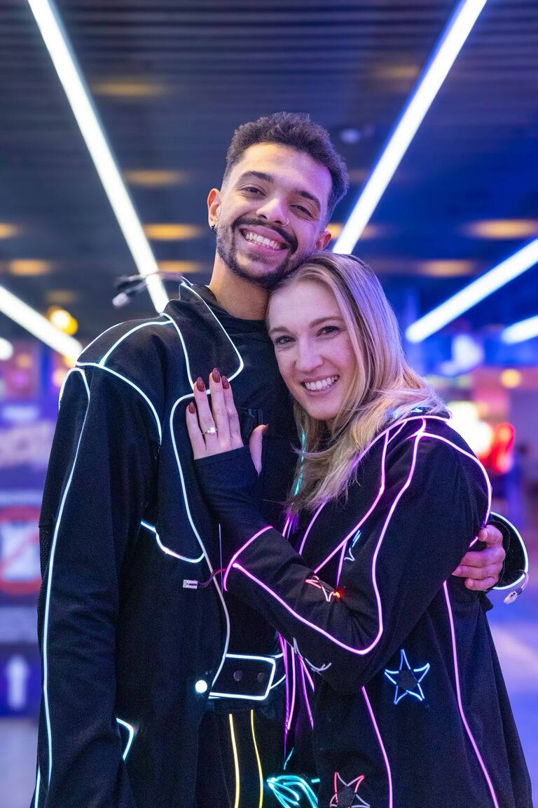 The most epic proposal. Josh brought in the families and got the entire AGT family involved.