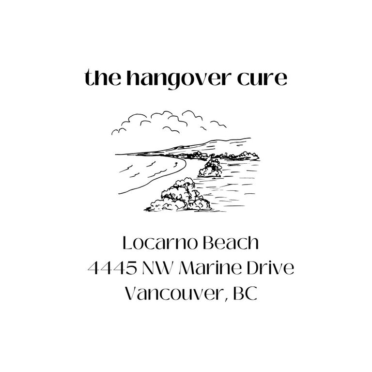 Before you head back home, we'd love for you to experience the mountains and ocean with us. We will have a section of Locarno Park & Beach reserved for a big BBQ so we can eat, chill, play some games, and take in the scenery. Make your way around 11am or later - we have the beach booked the whole day!