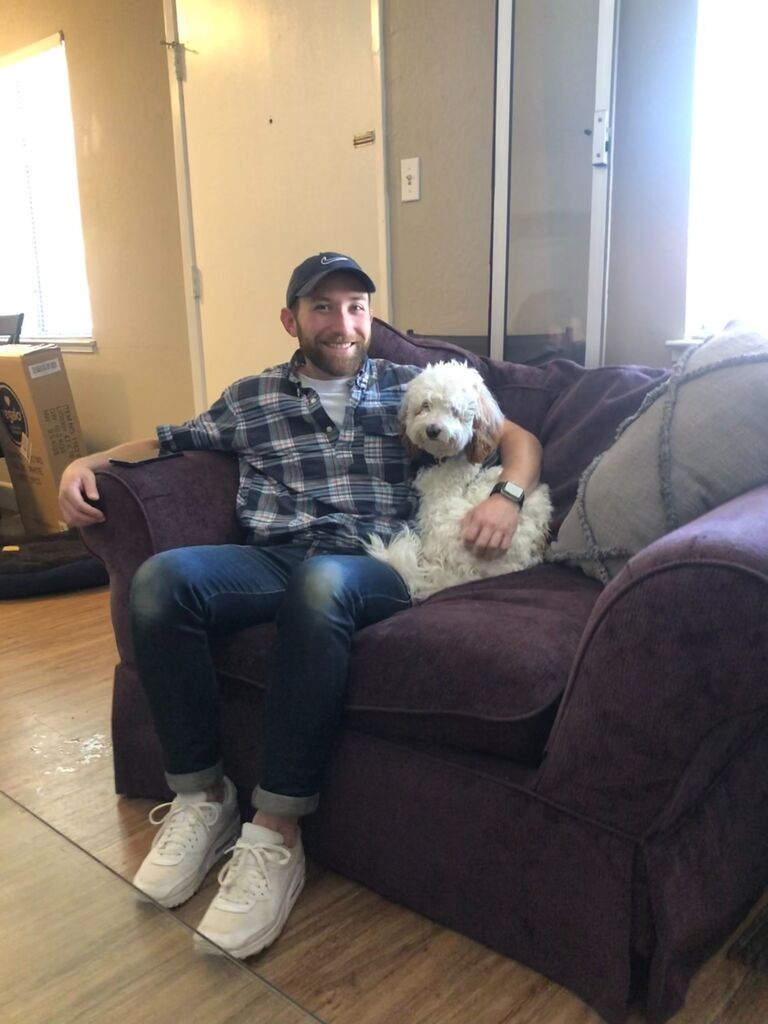 Ups & Downs - 

Caleb helped Cassie move into a new apartment and Caleb's servant heart & gentle spirit really caught her eye on this day. Cassie's pup, Marlee, saw it too & gave her stamp of approval.