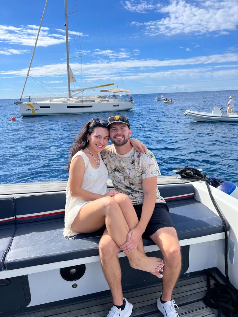 Kevin and Lindsay's first trip together as an official couple - first stop was Split, Croatia