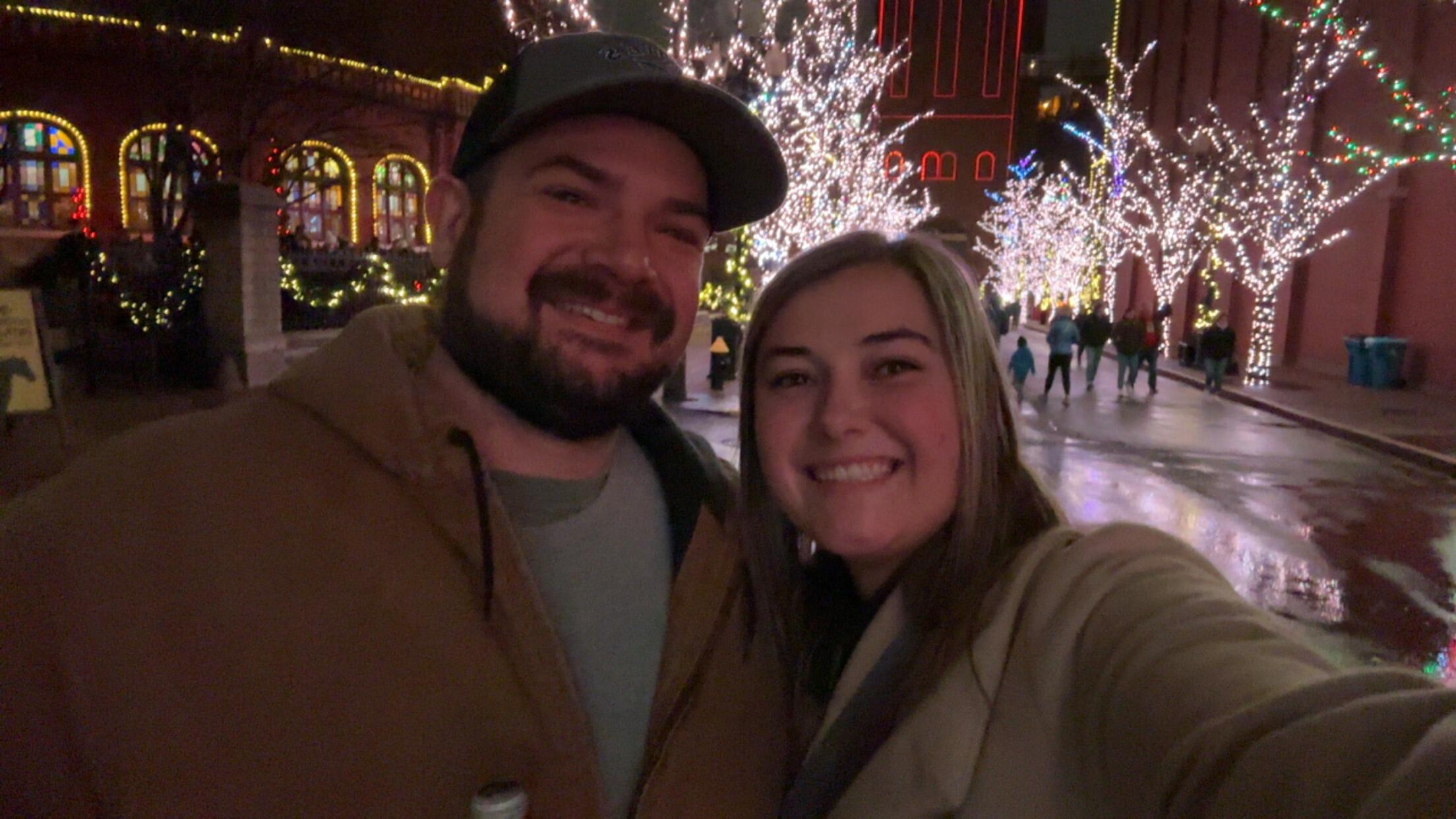 Date night at the AB Brewery Lights!