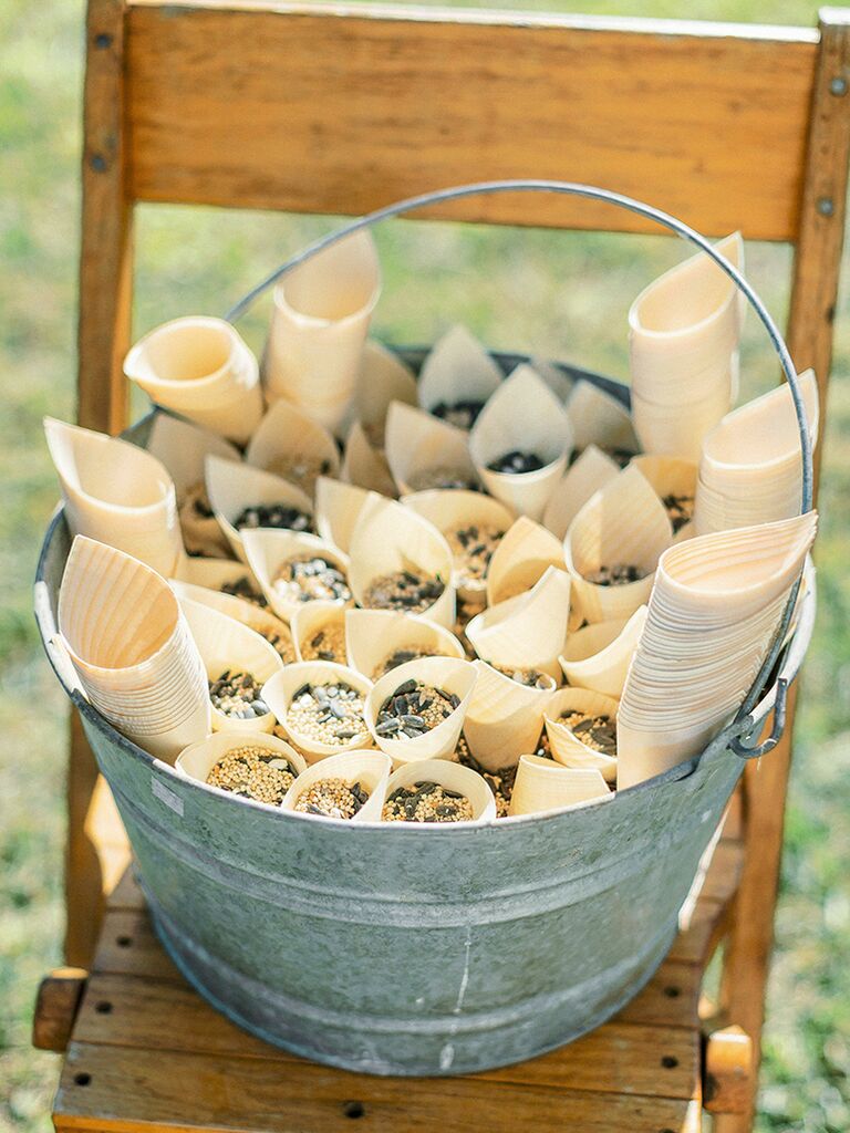 Coordinated Confetti Confetti Cones Matching Taste Scoops Floral