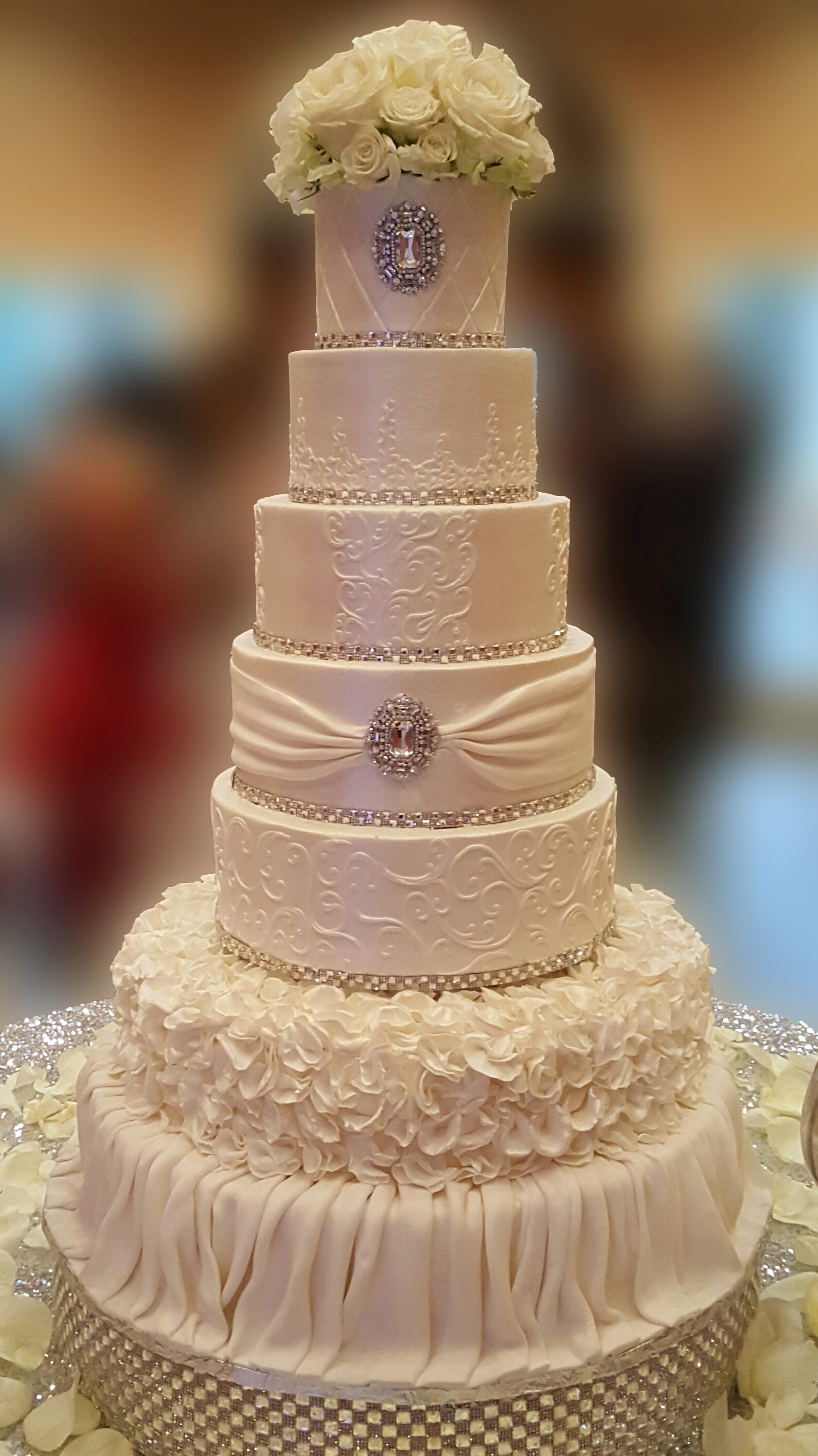 Quilted Wedding Cake Designs