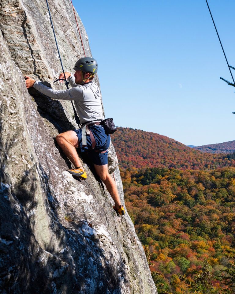 Gave rock climbing a try together!