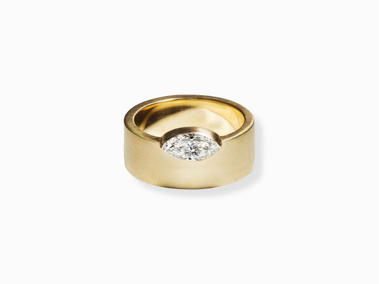 22 Gender Neutral Engagement Rings We Love & Where to Shop