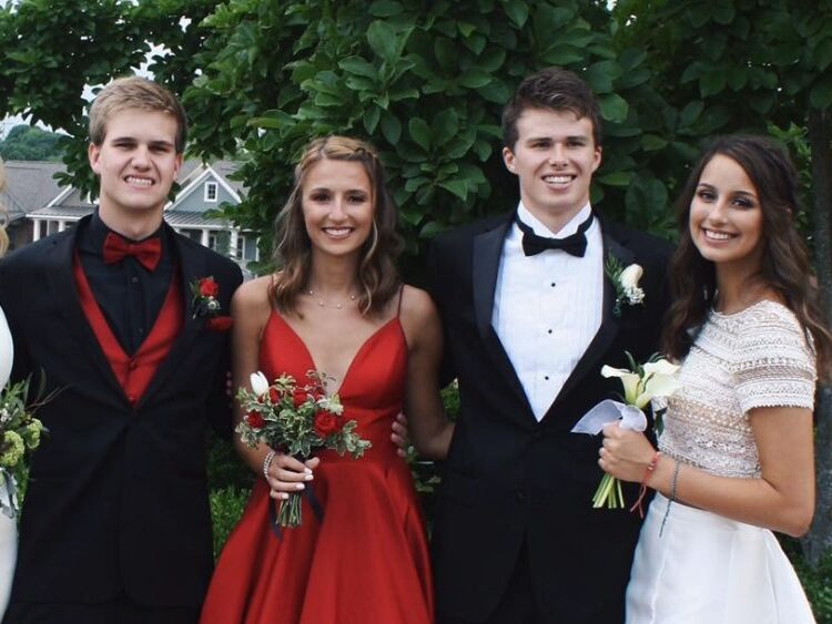 Senior year Prom with two of our bestfriends, Allison and Chris!!