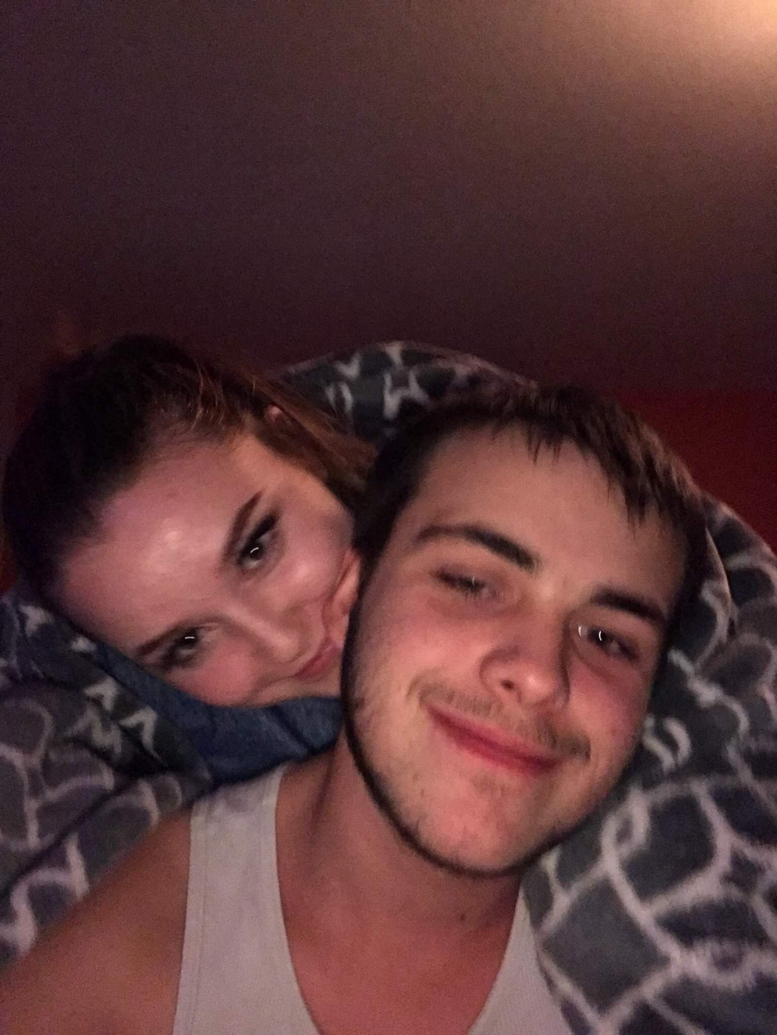 One of our first times hanging out, enjoying the blushes and butterflies.