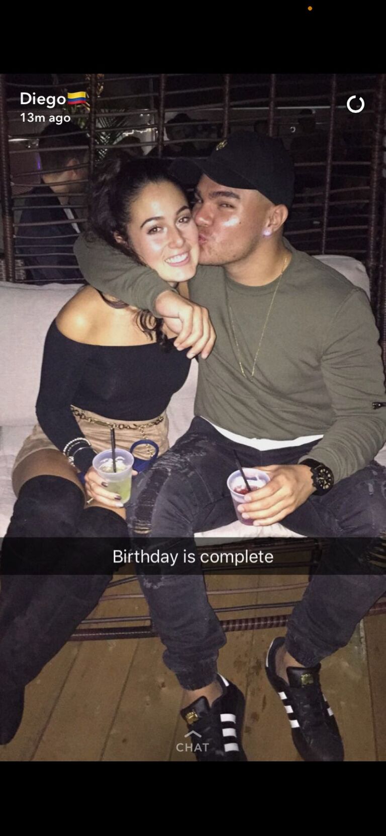 Diego asked Alicia to be his date for his 22nd birthday !