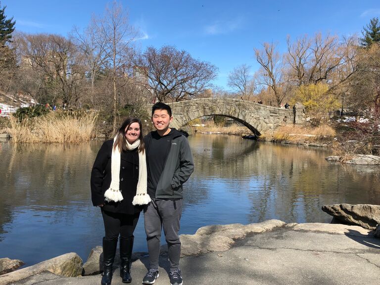 Strolling through Central Park