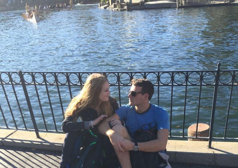 New Year's Eve at Disneyland where we said "I love you" for the first time