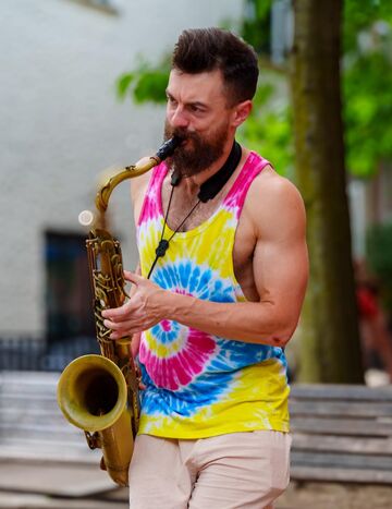 Andrew Emanuel Saxograms - Saxophonist - Brooklyn, NY - Hero Main