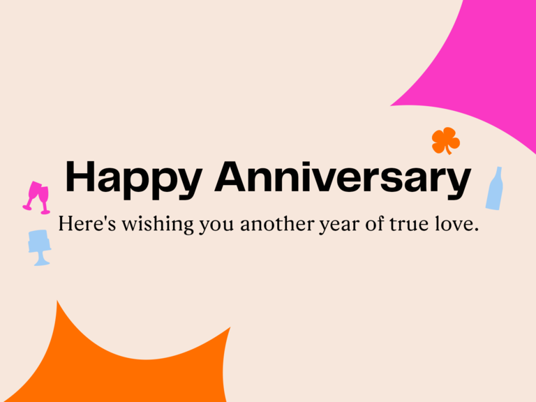 Happy Anniversary image with anniversary quote for couple 