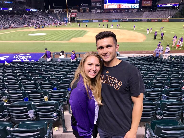 Post graduation, Lindsey moves back to Monument, CO for grad school and Carson moves to Denver for work. 
Once they are both in Colorado, they start officially dating. 