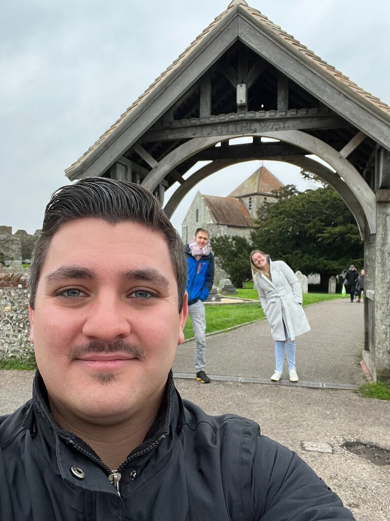 The first time Emily joined Matthew and Craig, or as she calls him, "Le Craaag" on one of their adventures.  A visit to Portchester castle and late evening drinking games led to new shared friendship