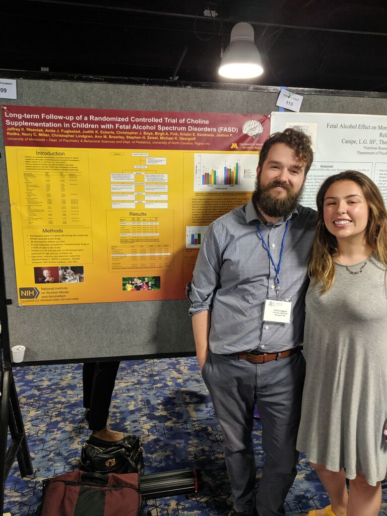 Chris and Alyssa met working in a research lab at the University of Minnesota. They were friends for about a year before they started dating