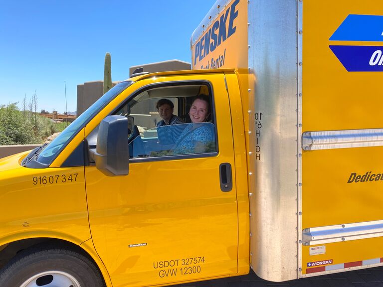 Road trip from Scottsdale, AZ to Seattle, WA to move Abi's items!
