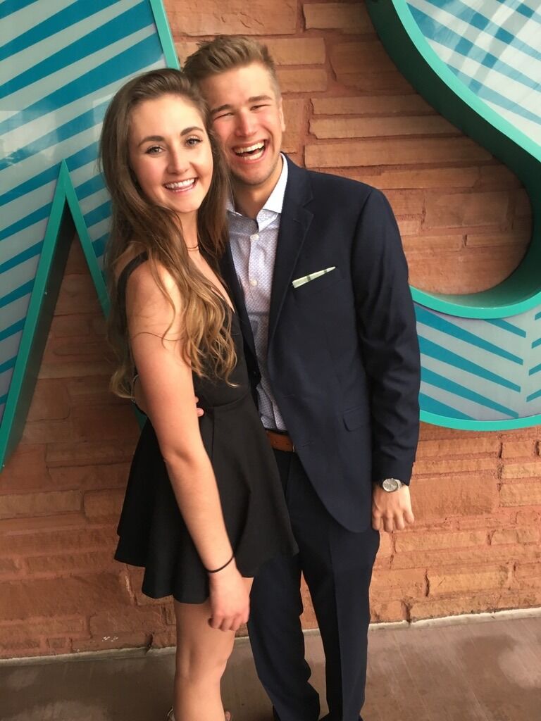 Our first photo together! Viva Las Vegas!