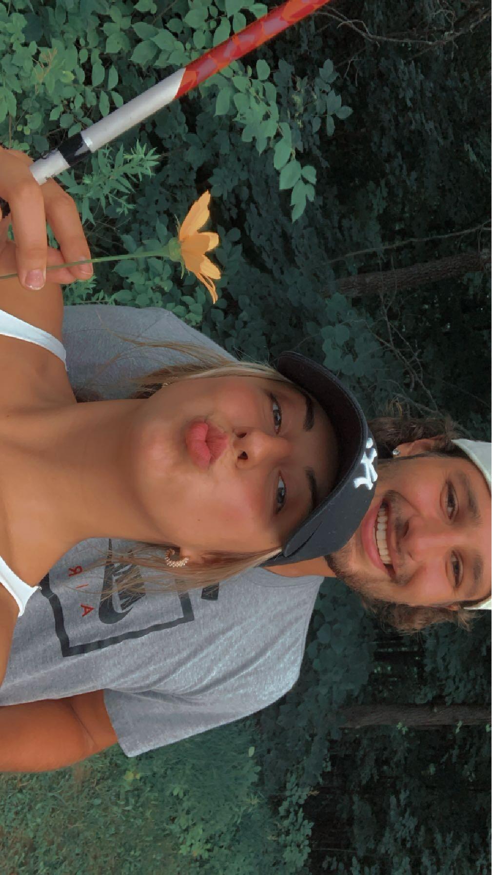 This is one of our first dates as boyfriend and girlfriend, we went fishing again!