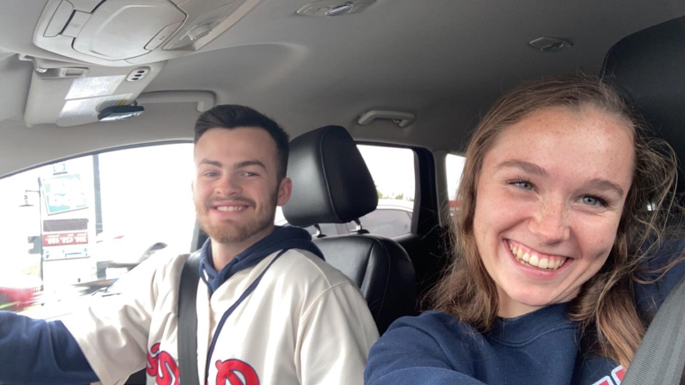 The first of many Braves games together!