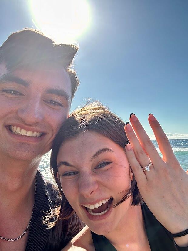 Kyle proposed!