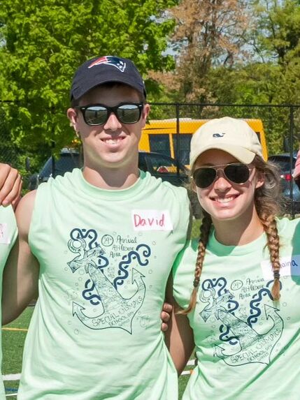 Attleboro, MA
Alaina and David's first picture! They volunteered at the Special Olympics event at their high school. David was supposed to be part of another group, but "got lost" in a bid to spend time with Alaina.