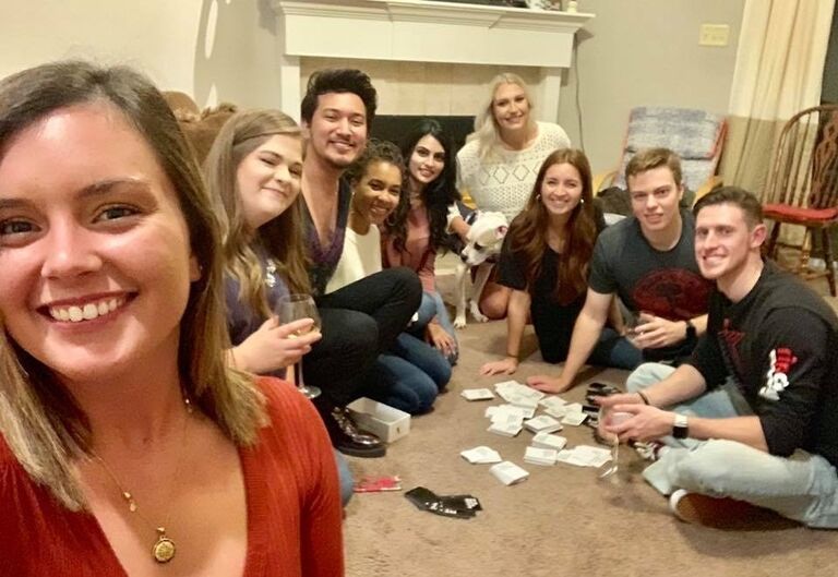 First time ever hanging out after meeting working at Payless
