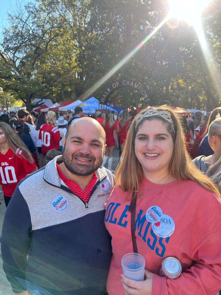 Nick's first visit to Ole Miss/ an Ole Miss game